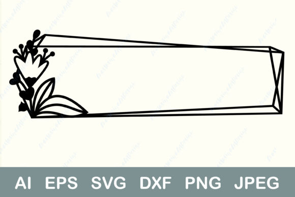 Download Rectangle Floral Frame Svg Polygonal Svg - Floral frame svg Collection