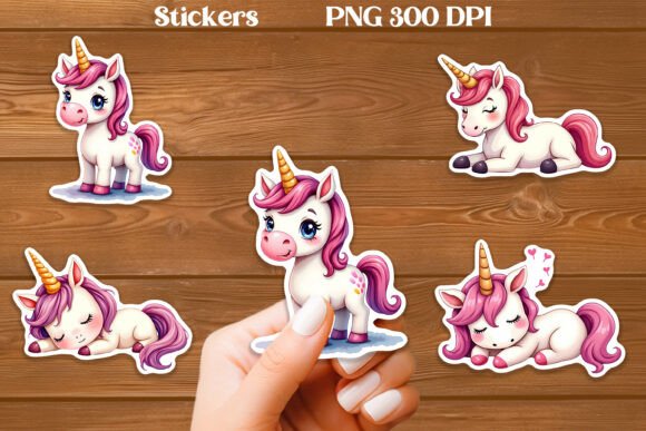 Download Cute Unicorn Stickers PNG Printable - Unicorn stickers Collection