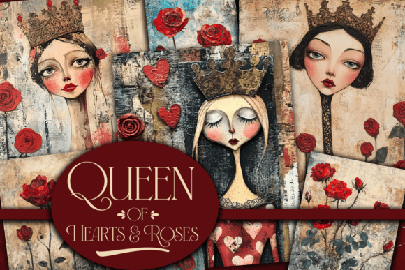 Download Queen of Hearts and Roses - Hearts Collection