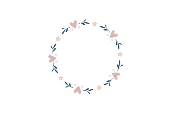 Download Hearts and Flowers Border - Hearts Collection